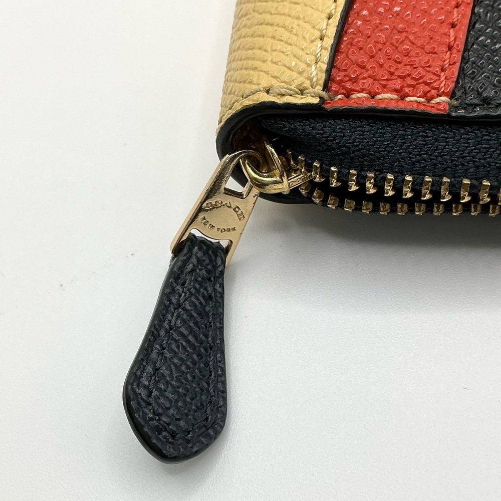Coach Night Dessert Postcard C4533 Id Zip Wallet Midnight Blue - Picture 9 of 12